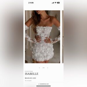 Rosie Etienne Isabelle Dress US 4/ UK 8